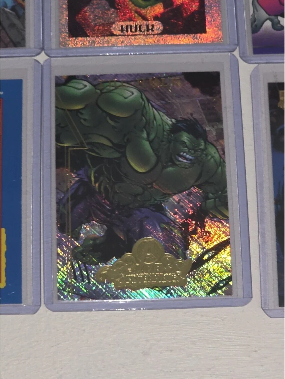 Incredible Hulk Marvel Comics Holo Mr Fix It Legends Masterpieces Card Lot